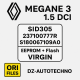 Renault Megane 3 1.5 DCI ECU File – SID305 (237100777R / S180067109A0) – EEPROM & Flash – Virgin
